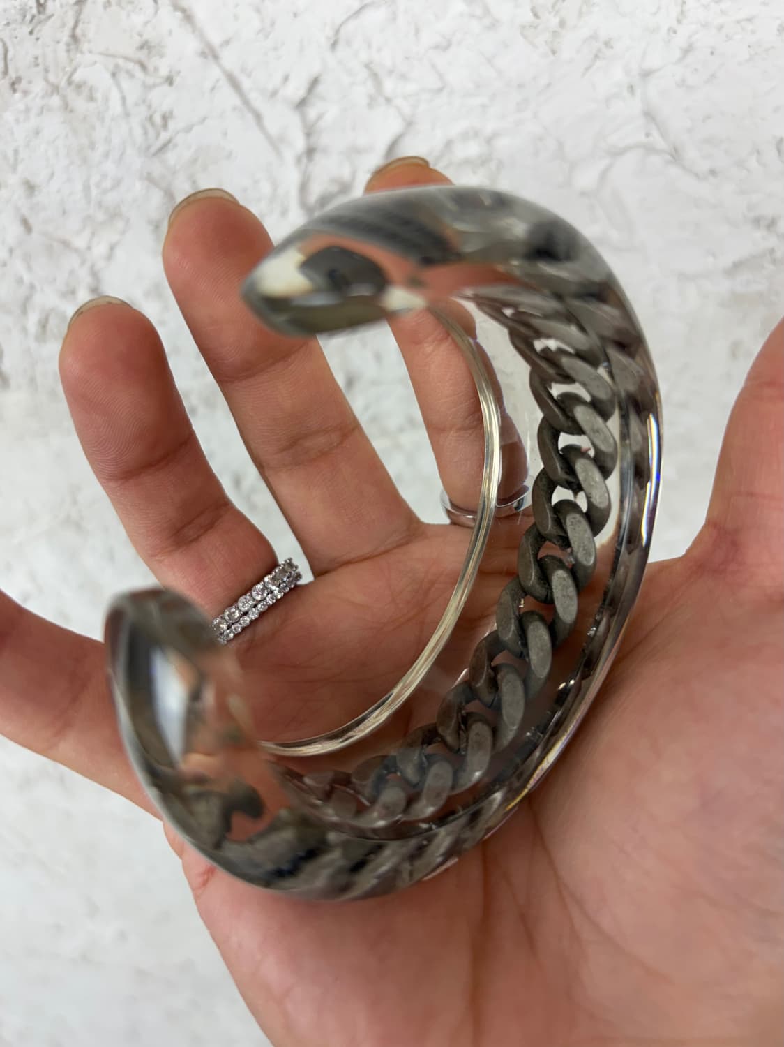 카반 드 주카 2009 A/W 크리스탈 트랩 체인 뱅글 상품이미지7