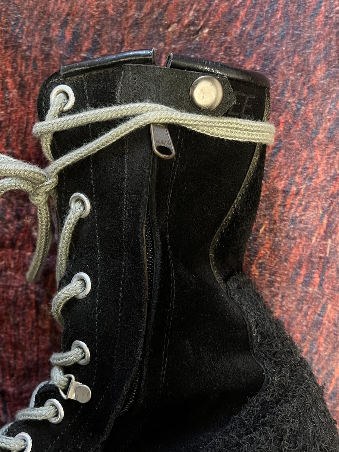 [270] 스웨이드 빈티지 경찰 군화 워커 블랙 상품이미지6