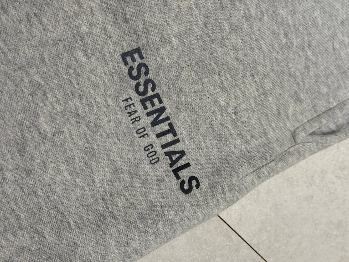 피오갓 에센셜 스웻쇼츠 S 헤더그레이 상품이미지2