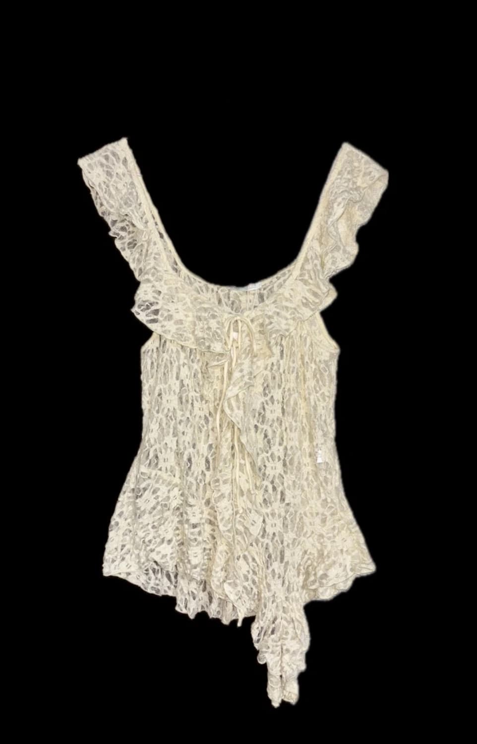 자라 레이스 러플 탑 상품이미지4