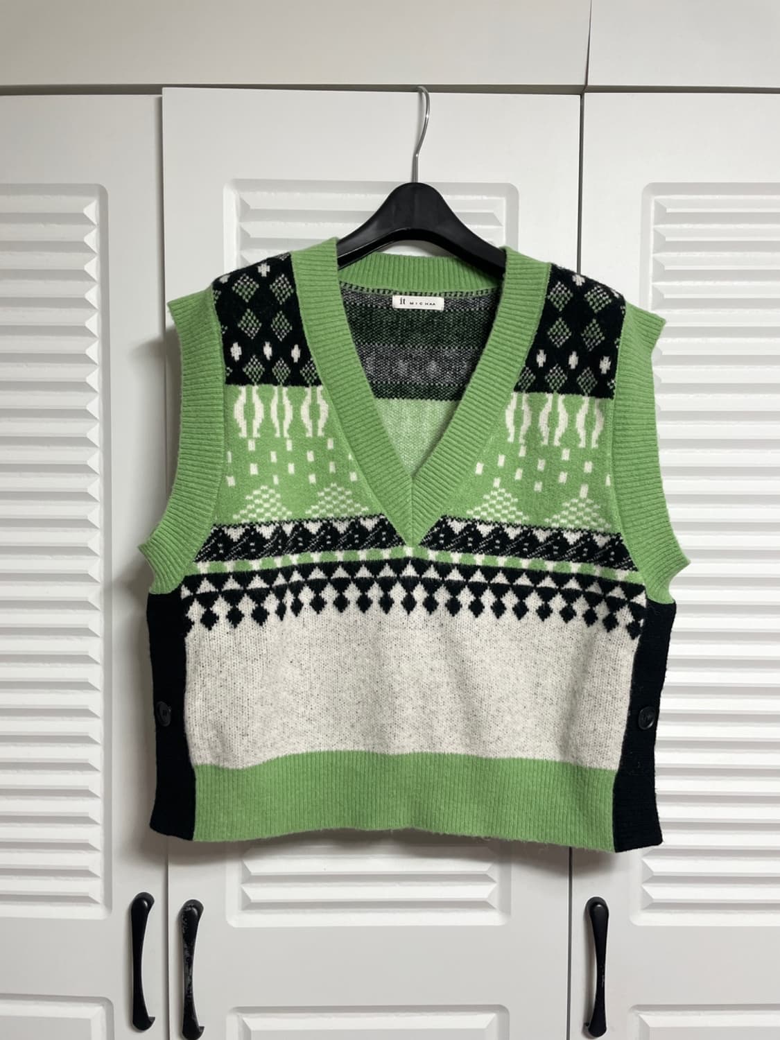 잇미샤 니트 조끼 상품이미지2