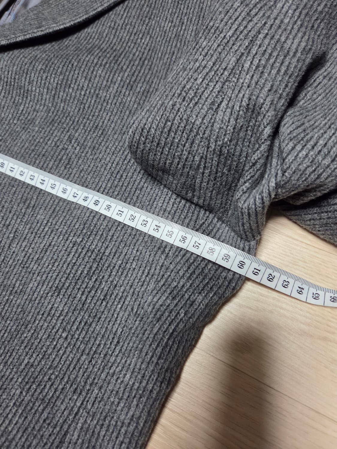 NINA RICCI 클래식 코트 그레이 수트 정장  상품이미지8