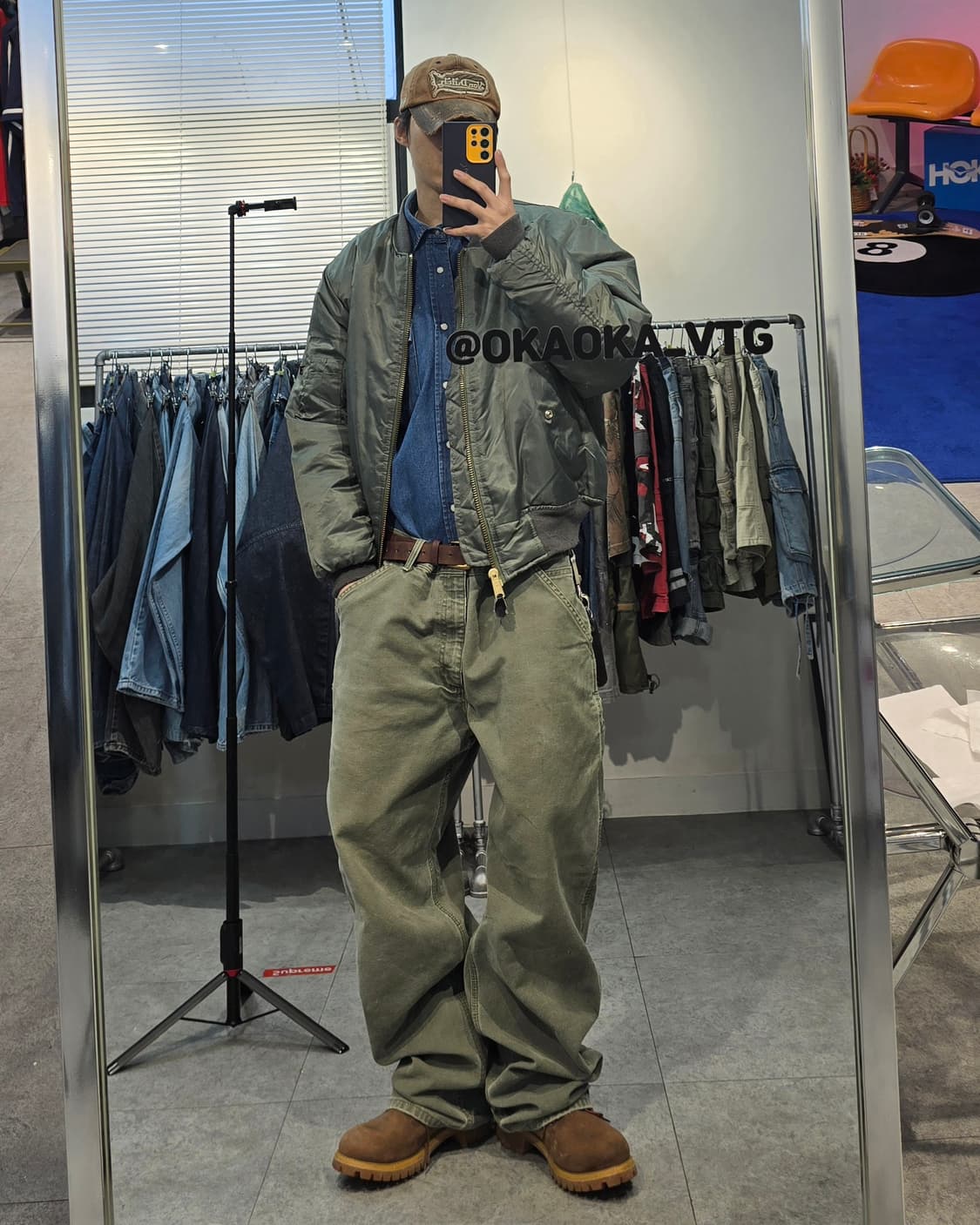 WRANGLER 웨스턴 데님 셔츠 상품이미지4