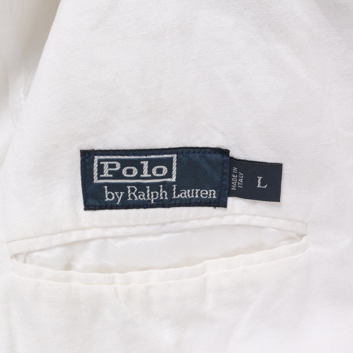 폴로 화이트 3B Linen100 스포츠 자켓  상품이미지9