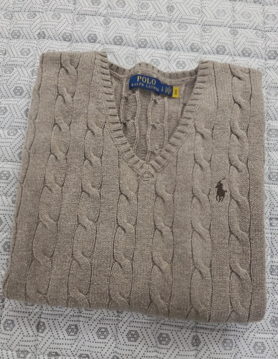 폴로 랄프로렌 케이블 니트 조끼 신형 100 상품이미지10