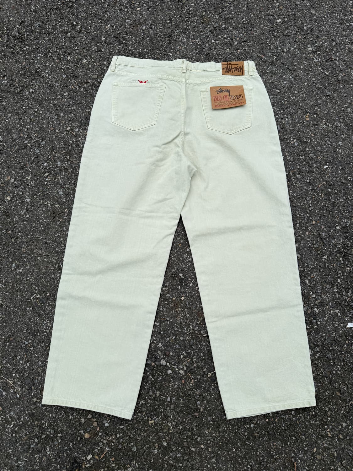 Stussy Big 'Ol Jeans In Cream 스투시 팬츠 상품이미지2