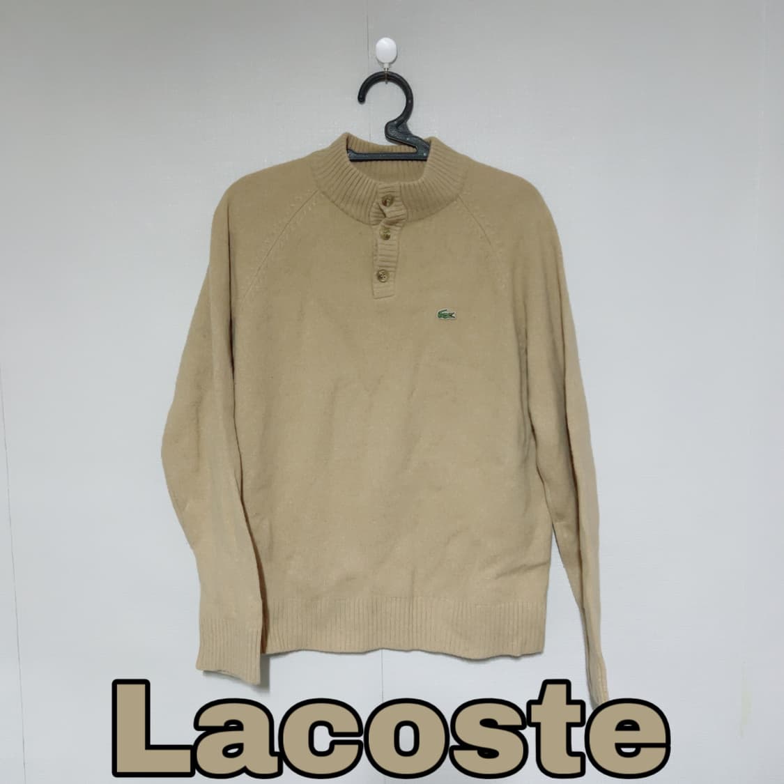 라코스테 브라운 울 봄 니트 상품이미지1
