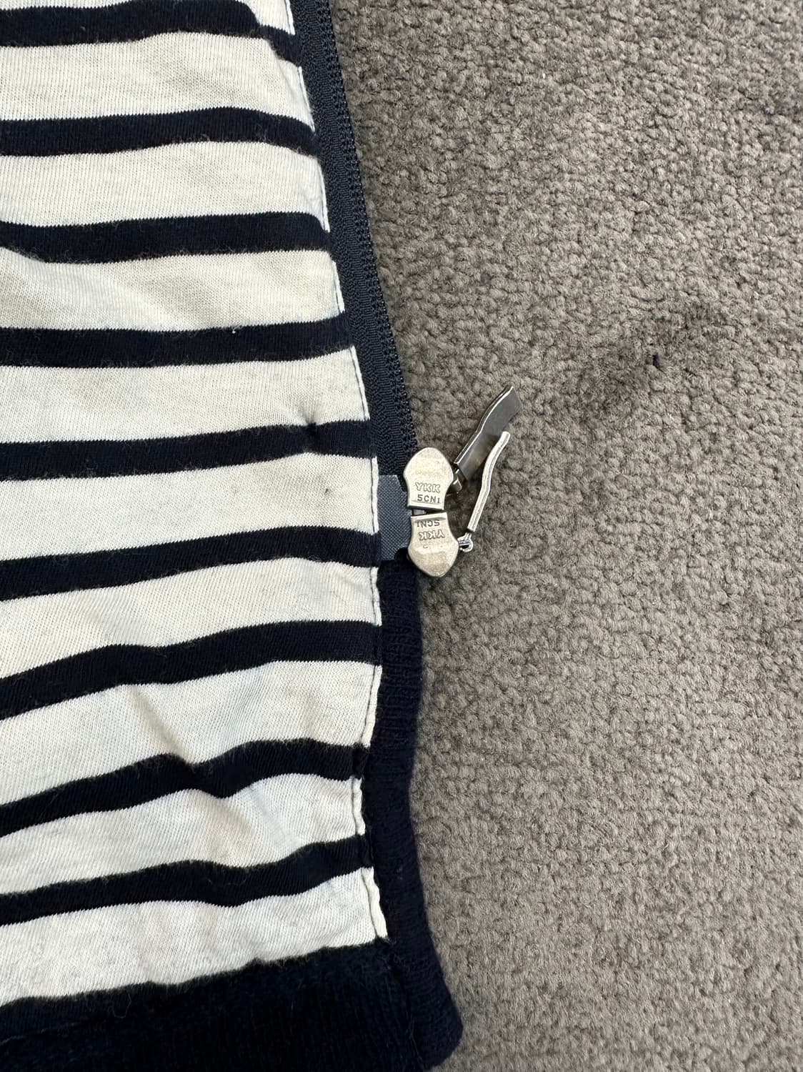 세인트제임스 네이비 후드 가디건 XXS 상품이미지5