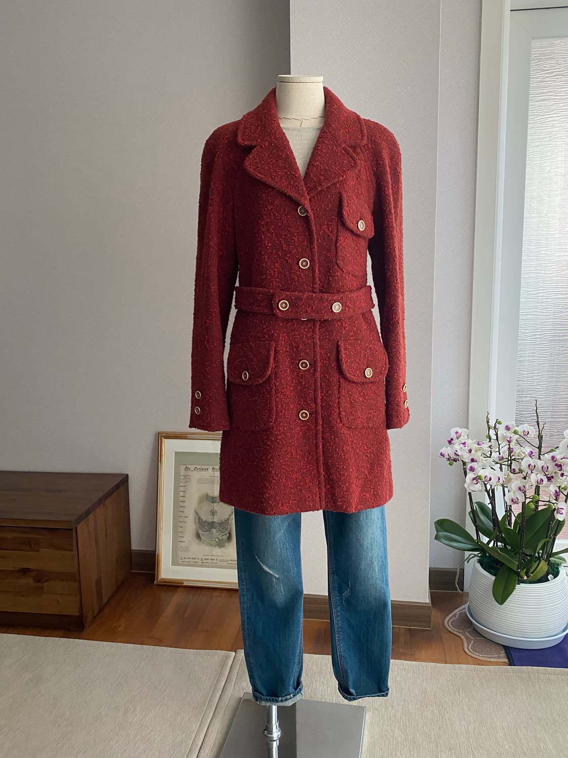 CHANEL 샤넬 트위드 코트(36) 상품이미지1