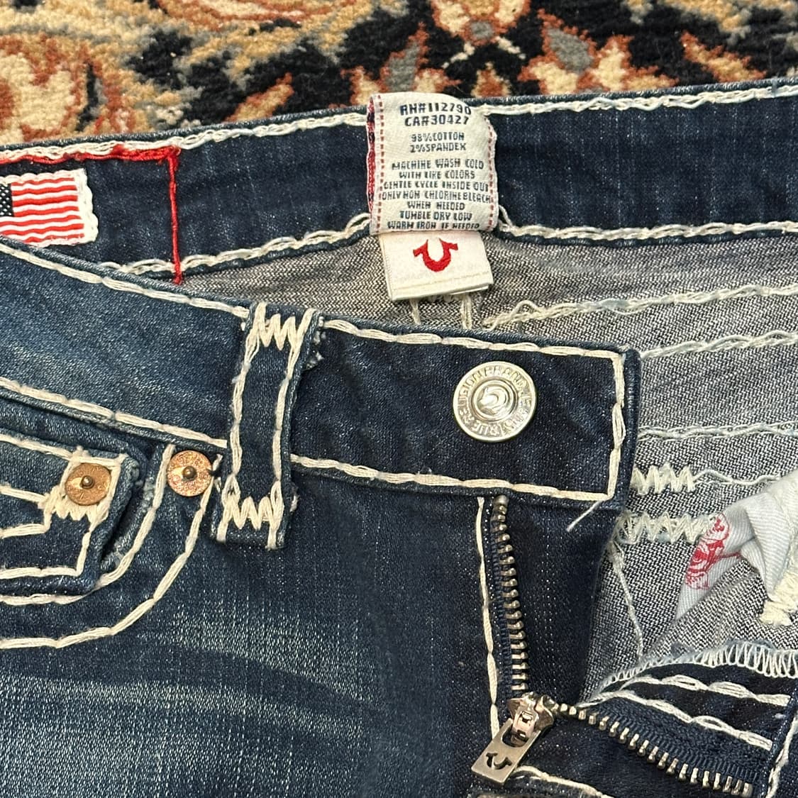 트루릴리전 Billy Super T 부츠컷 데님 팬츠 (27) y2k 상품이미지7