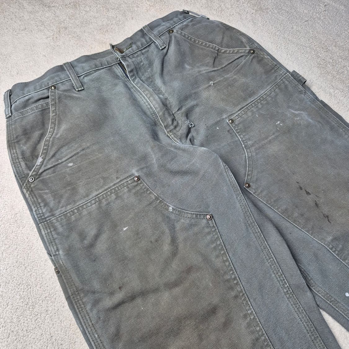 칼하트 더블니 모스그린 덩가리핏

 상품이미지4