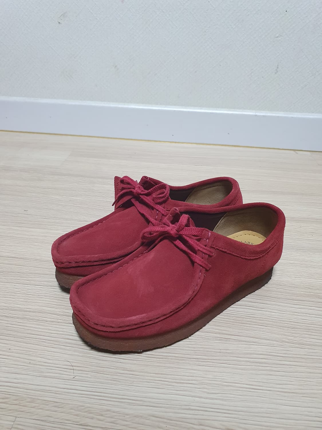 클락스 왈라비 메이플 스웨이드 레드 240 상품이미지4