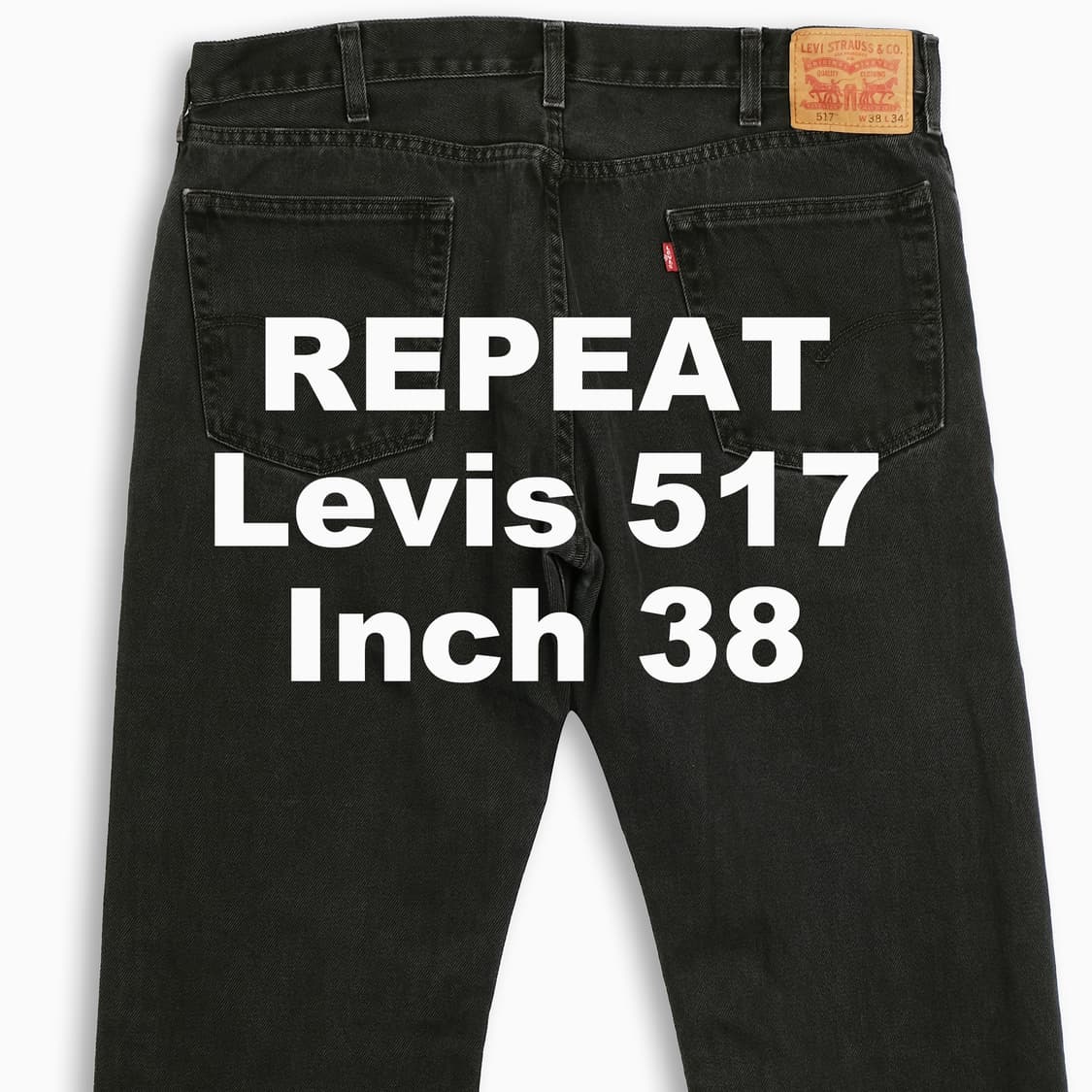 빈티지 리바이스 517 흑청 블랙진 38 인치 LV5173879 상품이미지1