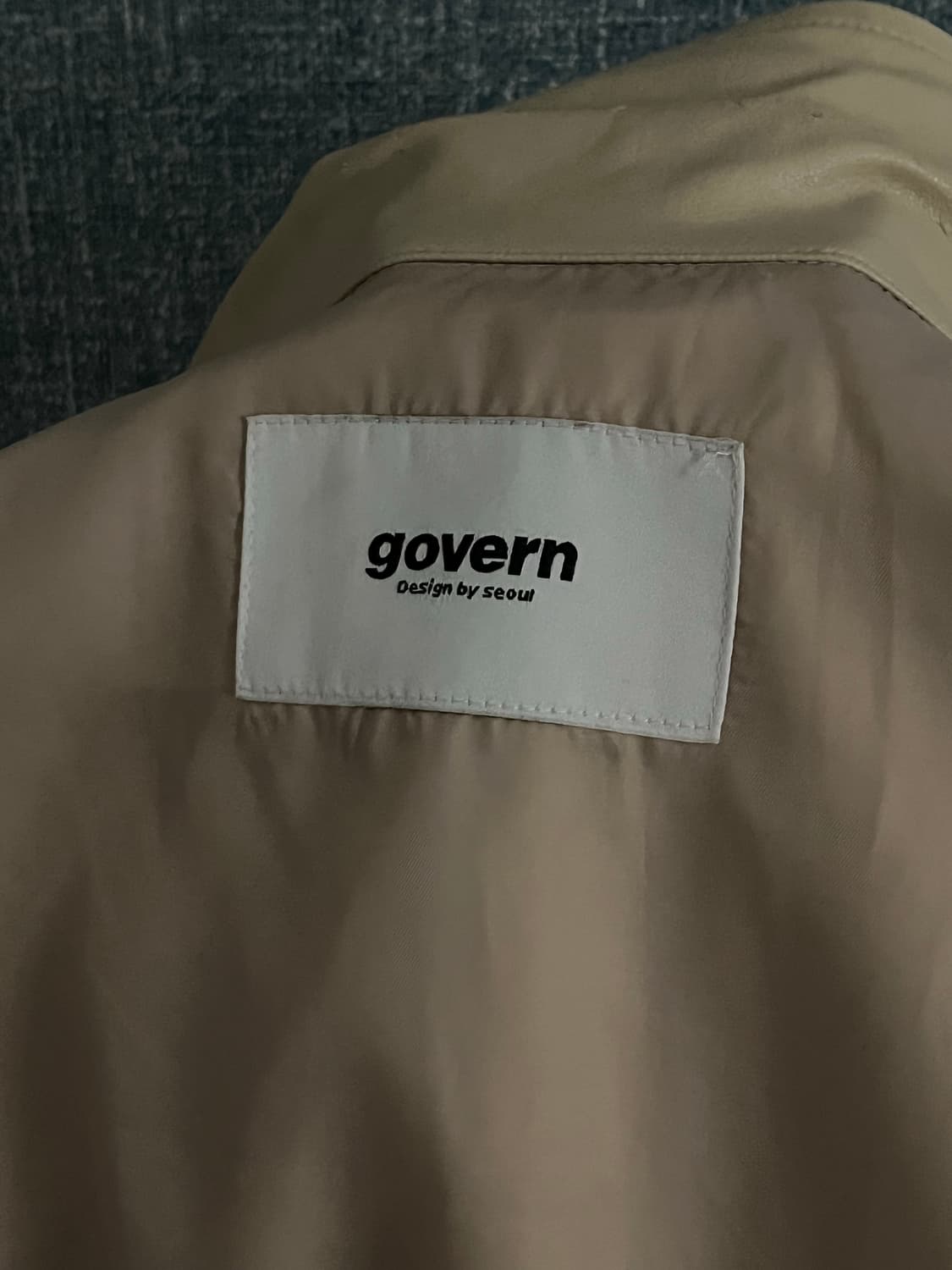 가죽 자켓 beige 상품이미지3