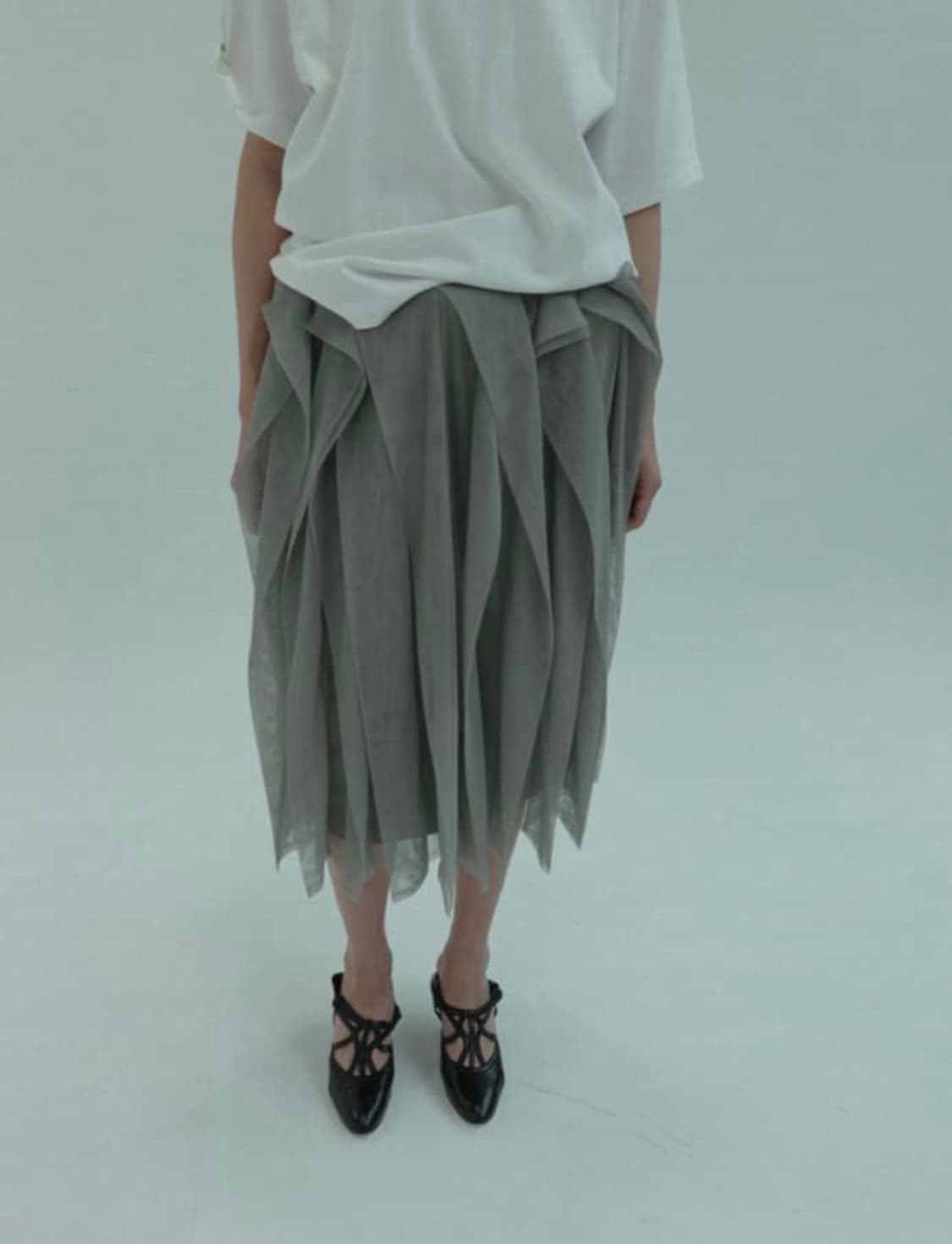 에옹쓰 샤샤스커트 Eonts Fog SHASHA Skirt_ moss 상품이미지3