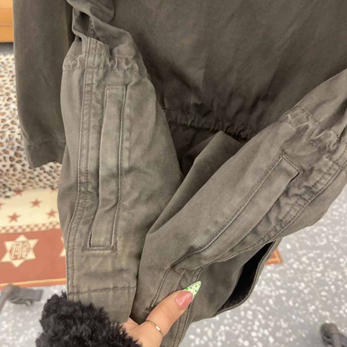 데님 앤 서플라이 랄프로렌 밀리터리 패턴 자켓 S C09020 상품이미지7