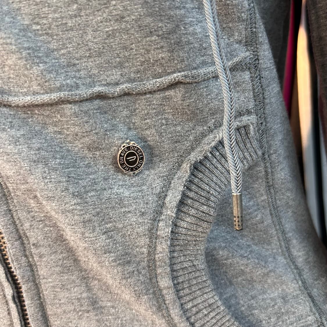 DIESEL Mohican Man Zip-up Hoodie 상품이미지6