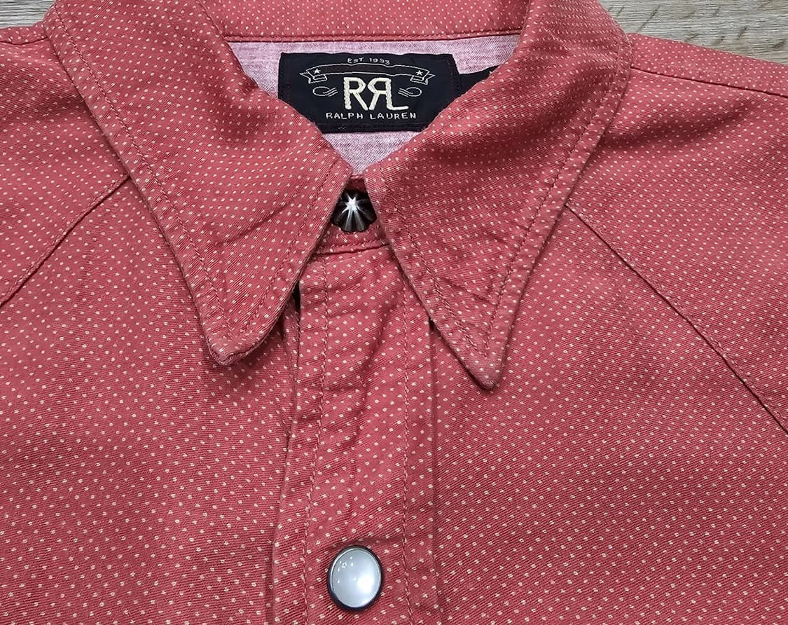 RRL 더블알엘 도트 패턴 웨스턴 셔츠 상품이미지2