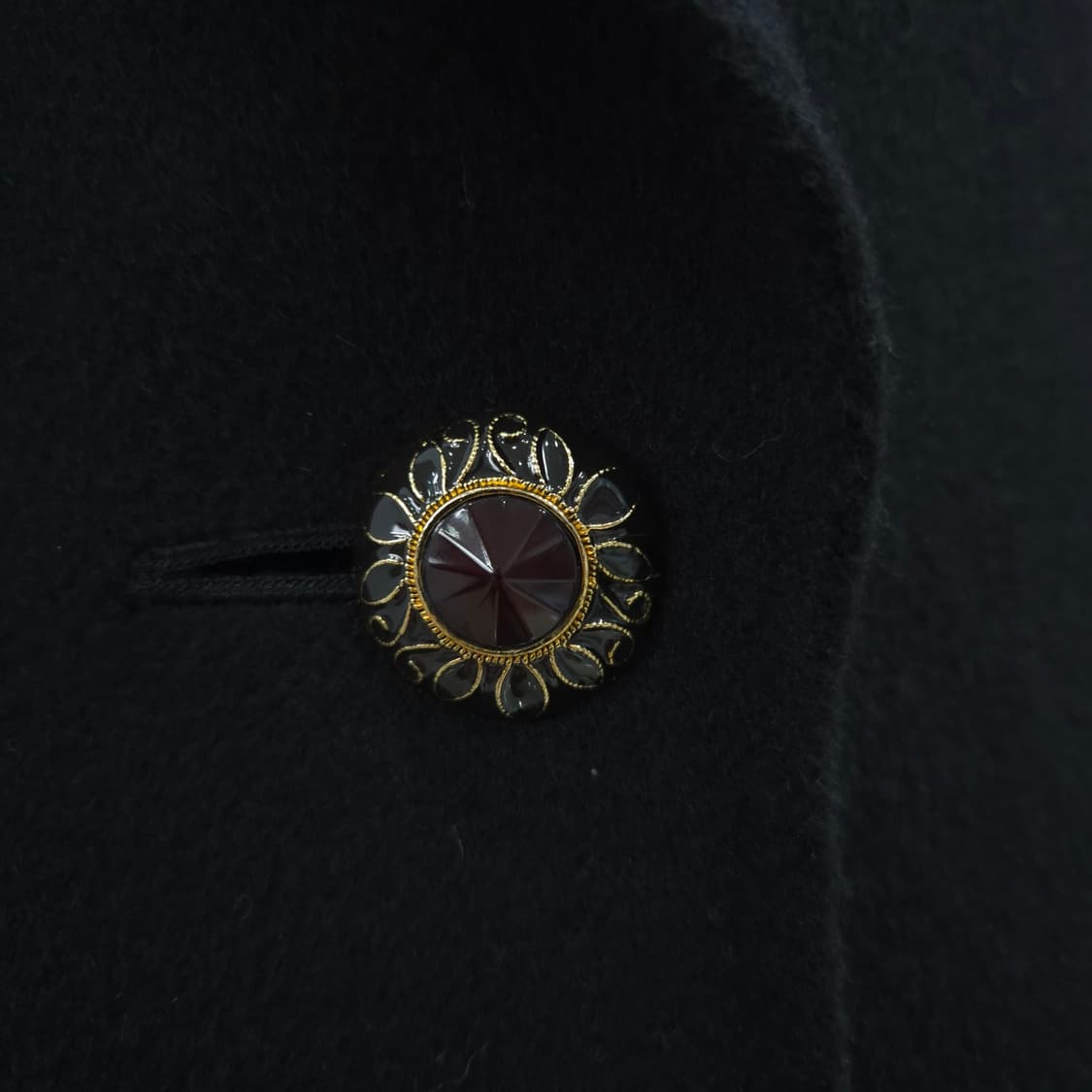 캐시미어 100 블랙 롱 코트 상품이미지8