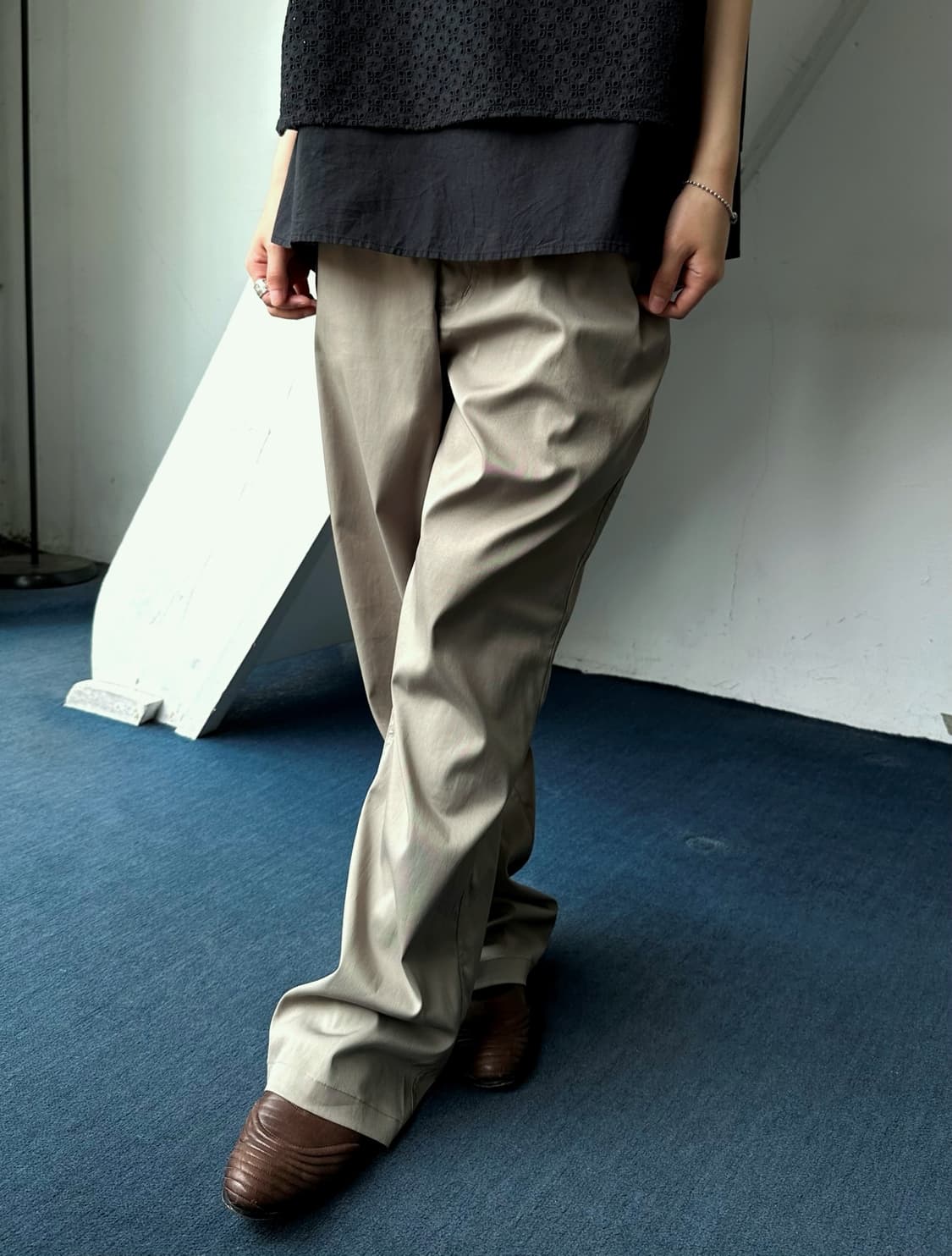 Mild poly stretched utility pants 상품이미지3