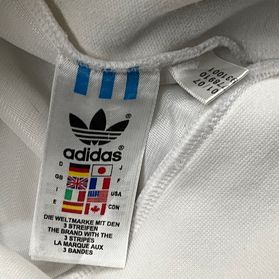 [정품/85] 아디다스 파이어버드 도미니카 져지 트랙탑 화이트 b10 상품이미지6
