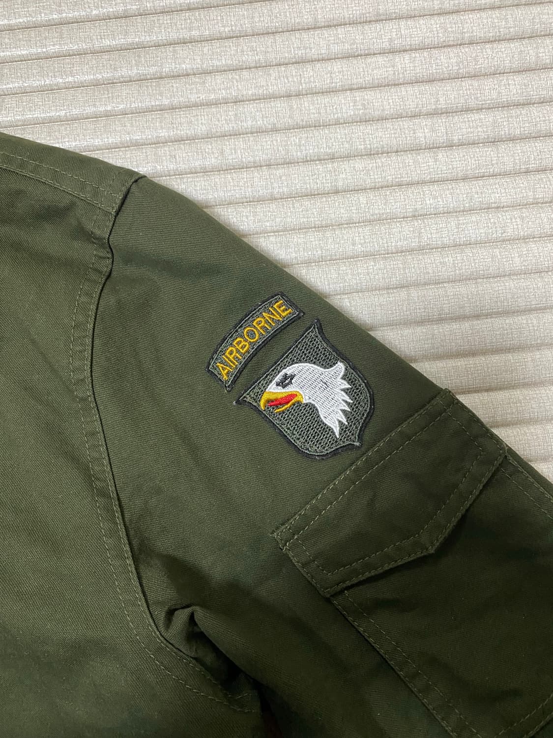 밀리터리 점퍼 카키 XL 상품이미지5