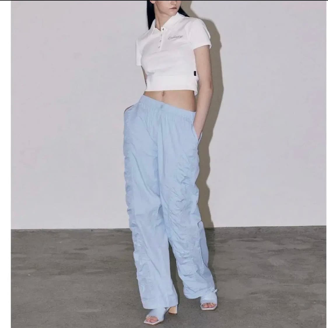 오디너리홀리데이 사이드 셔링 밴딩팬츠 상품이미지7