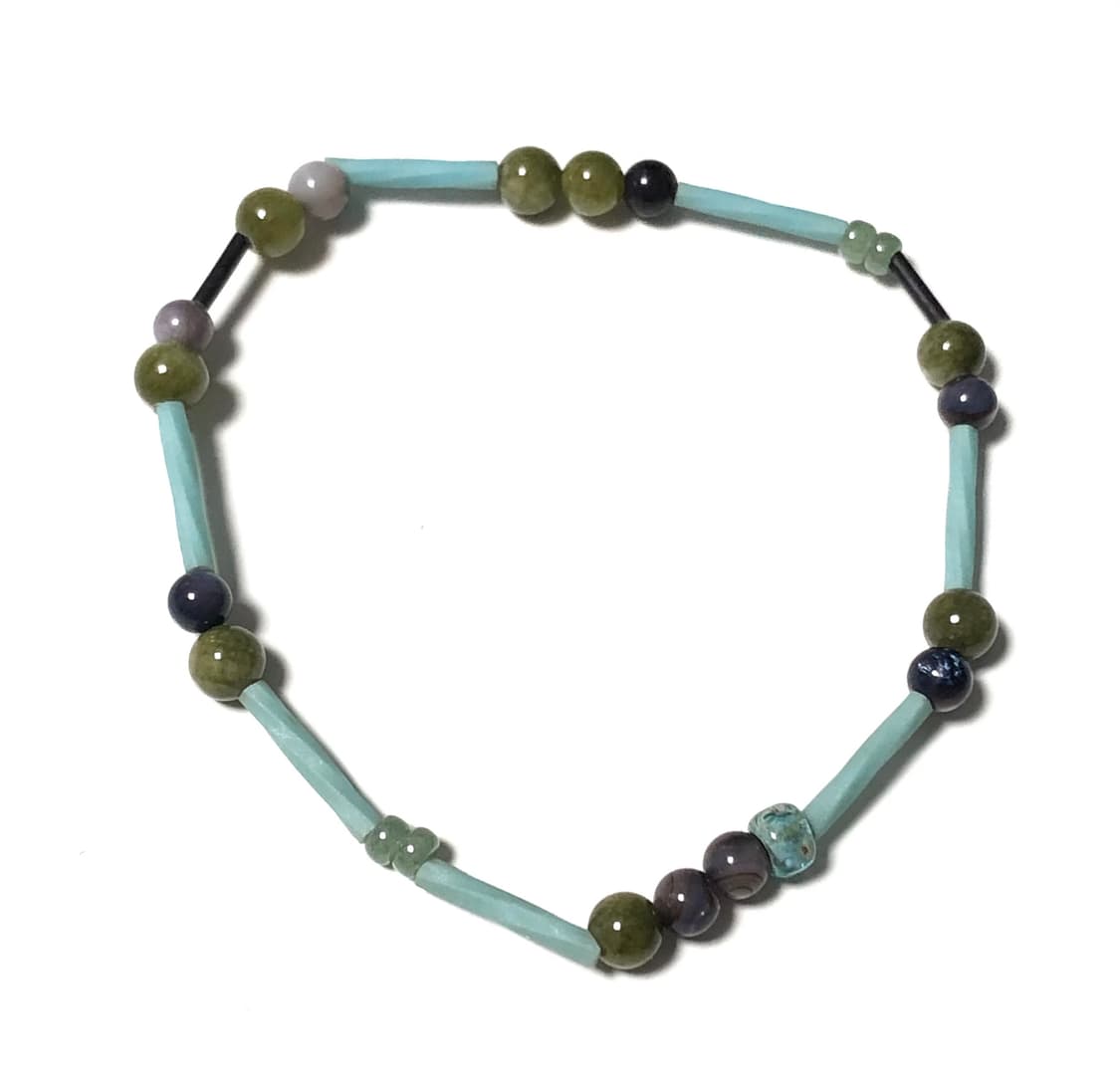 녹차방울 비즈팔찌 상품이미지1