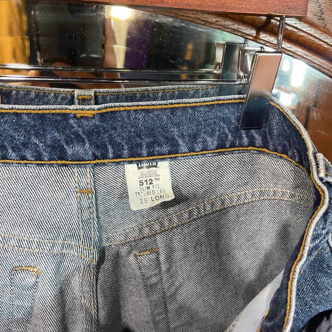 90s 리바이스 512 데님.반바지 상품이미지9