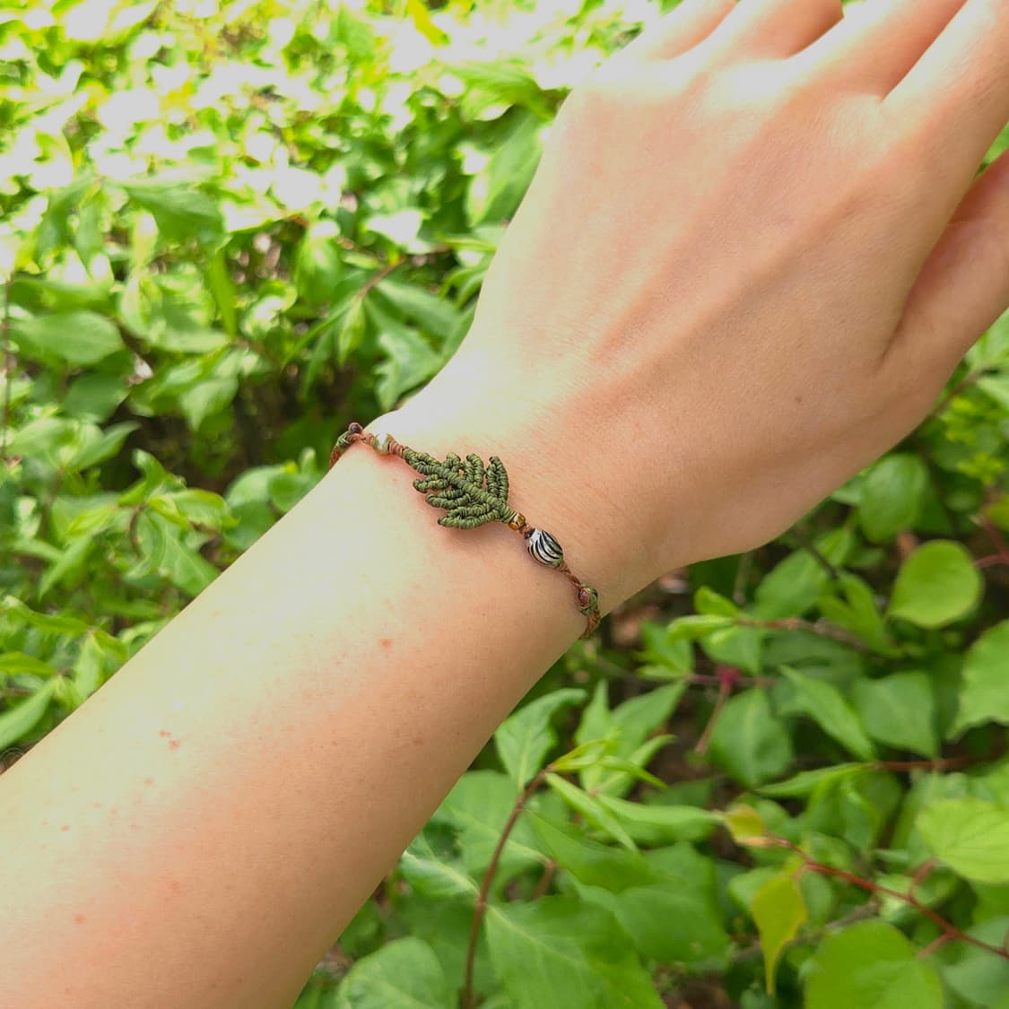 고사리 마크라메 매듭 실팔찌 상품이미지5