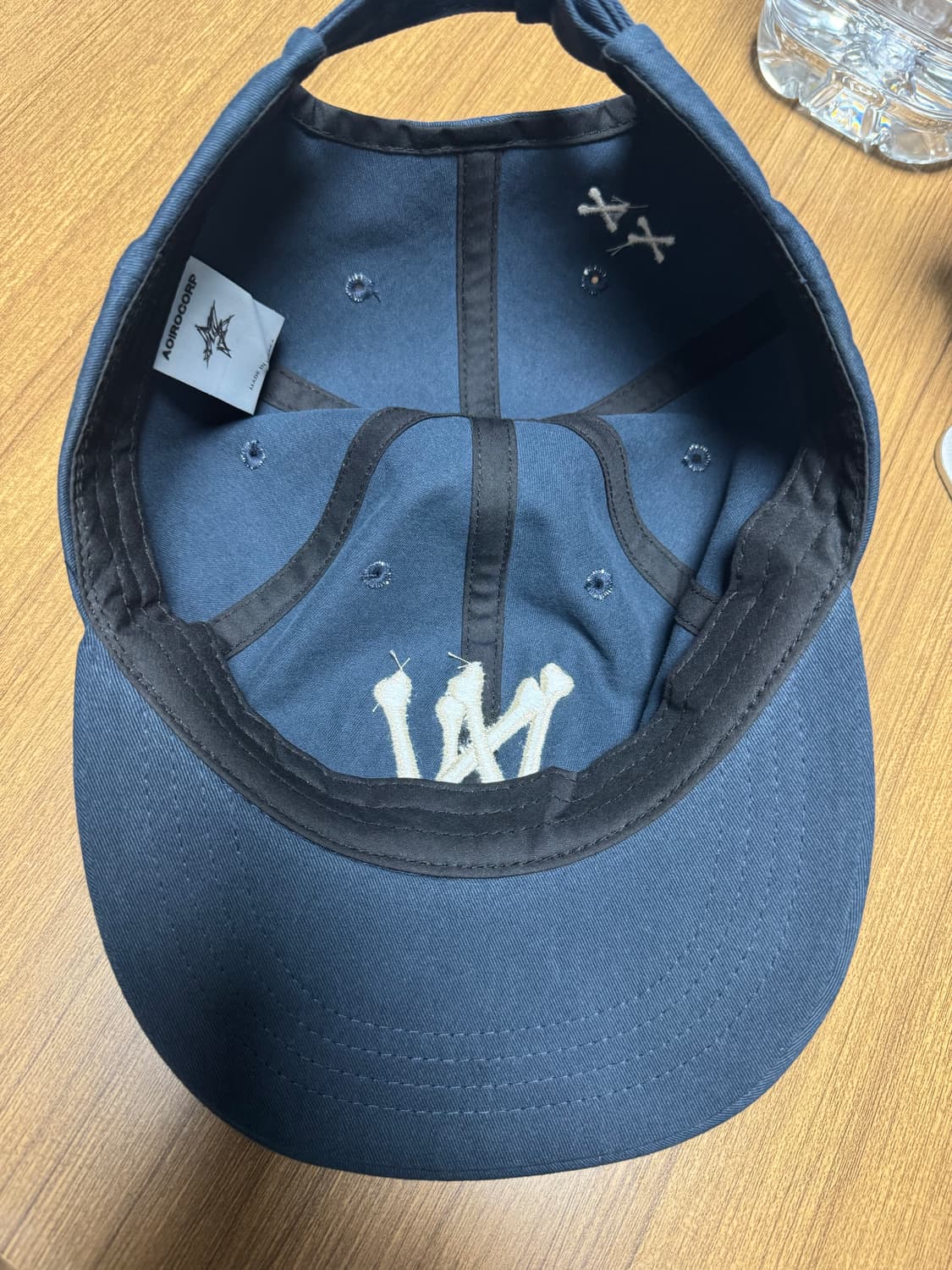 아오이로 6 패널 본 A/N 캡 네이비 상품이미지3