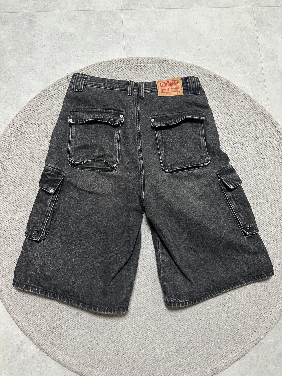 페이탈리즘 버뮤다 카고 팬츠 블랙 상품이미지2