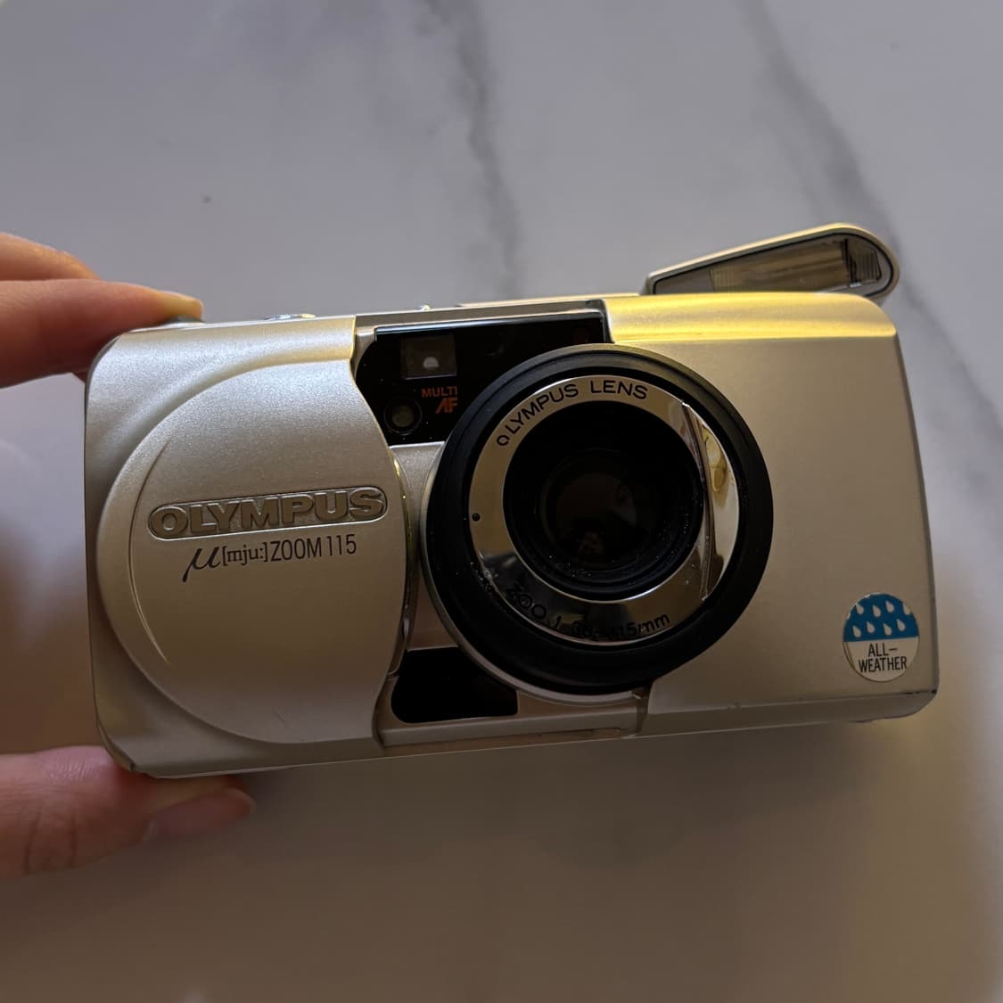 올림푸스 뮤 줌115 필름카메라(배터리,36컷코닥필름포함) 상품이미지1