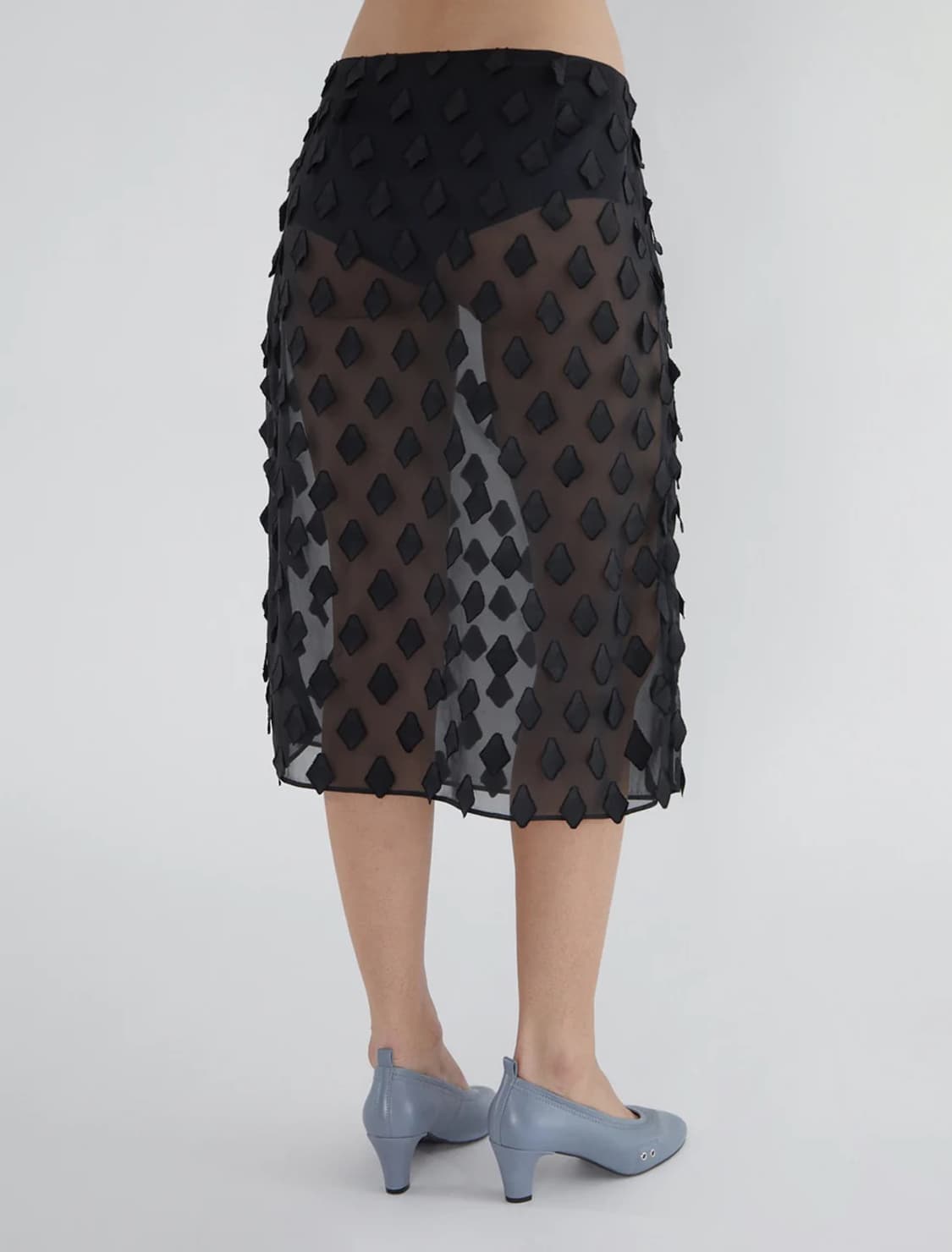 [36,38]팔로마울 TRIS 시어 미디 스커트 상품이미지6