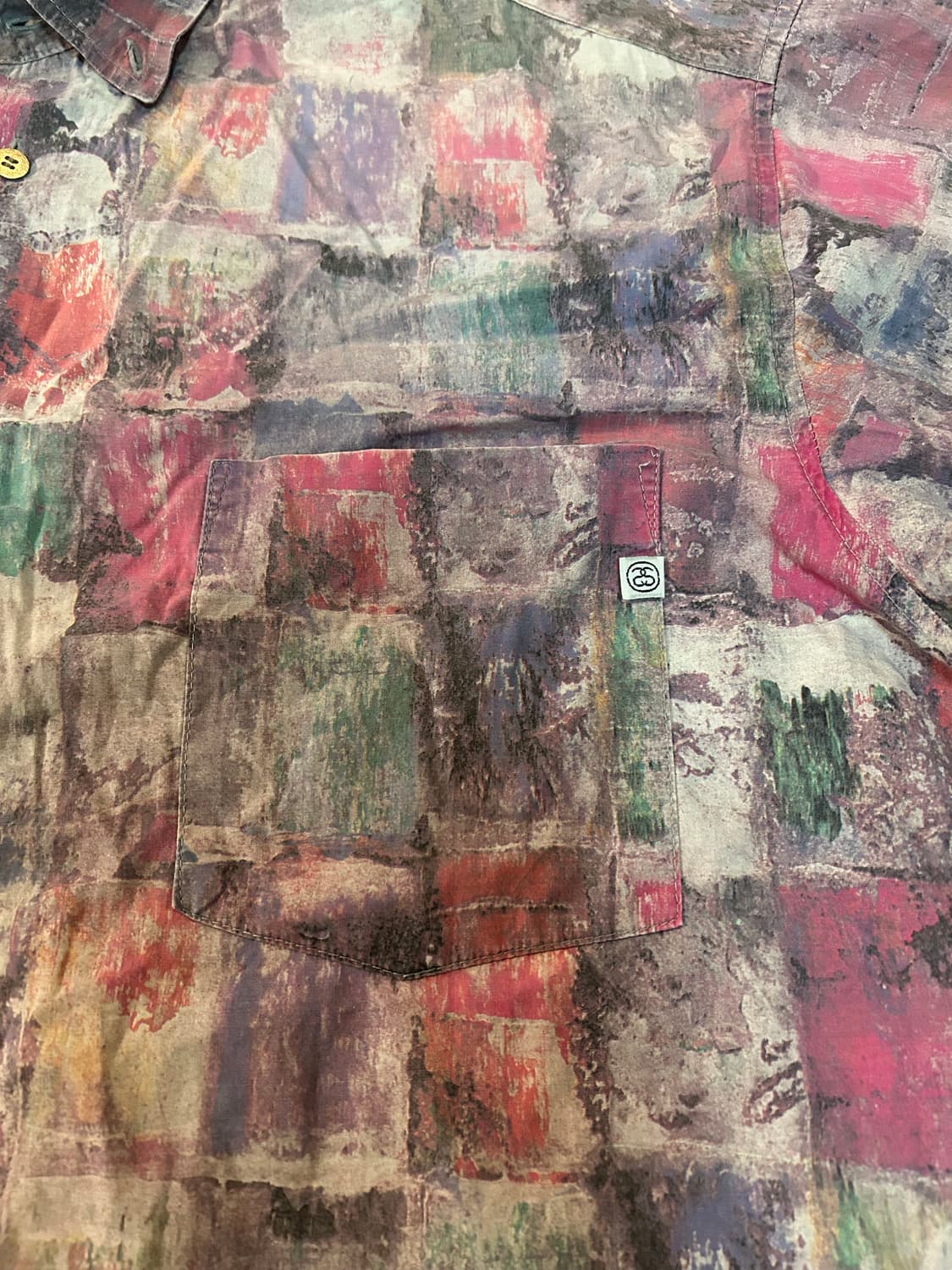 80s 스투시 블랙태그 셔츠 xl 상품이미지3