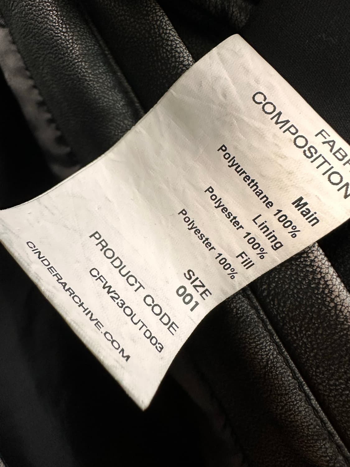 (1)신더 23FW 레더 마원 상품이미지9