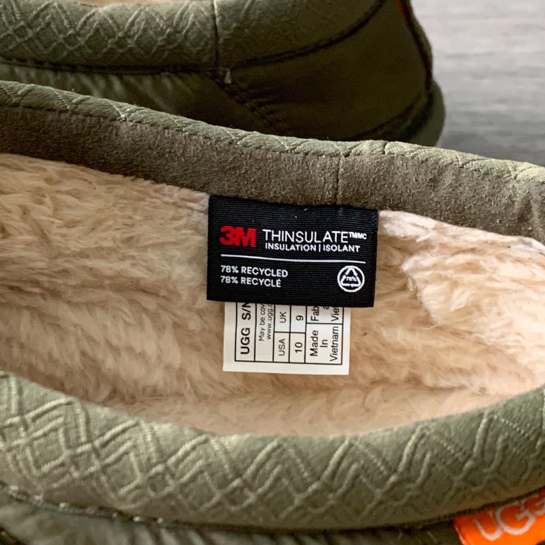 UGG 어그 3M 타스만 올리브 그린 상품이미지3