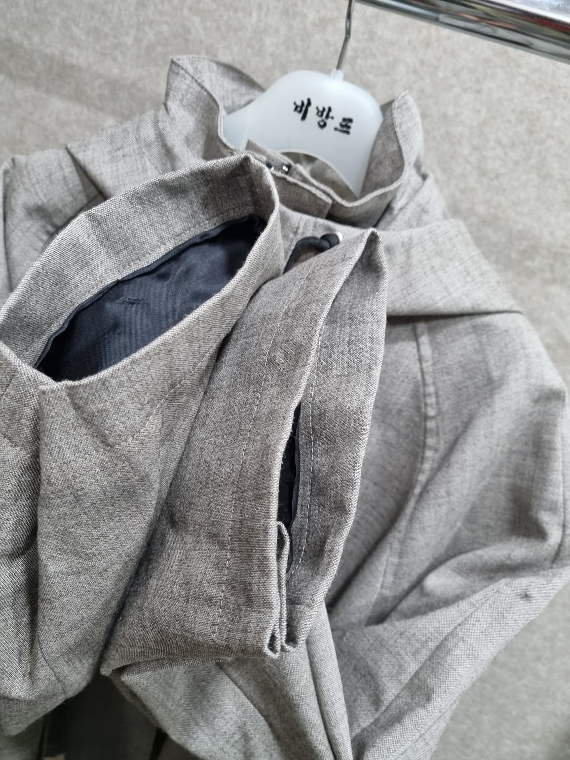 여성 S 코스 후디드 울 유틸리티 자켓 상품이미지3