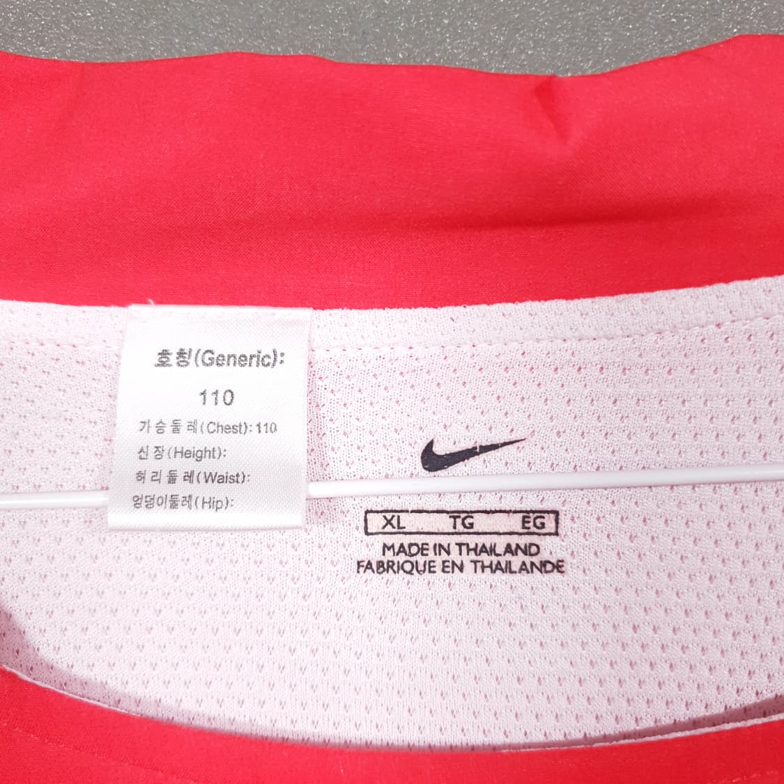 110) 나이키 한국 축구 국대 2002 홈 유니폼 지급용 듀얼레이어 상품이미지7