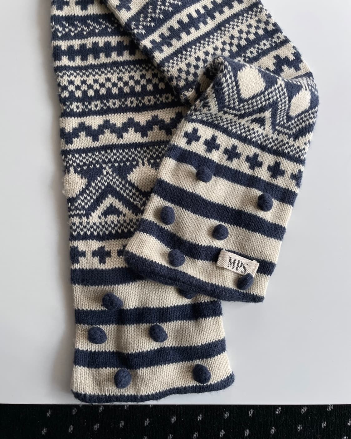 patterned muffler 상품이미지1