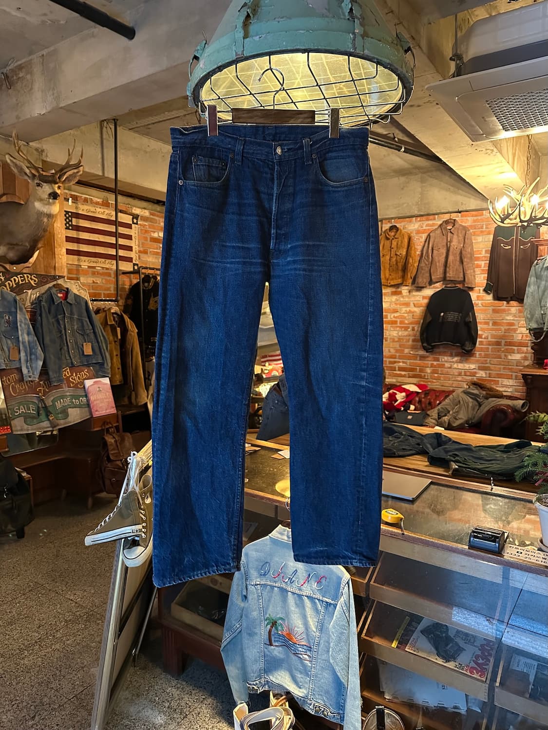 80s USA 빈티지 리바이스 501 0000 데님 팬츠 상품이미지1