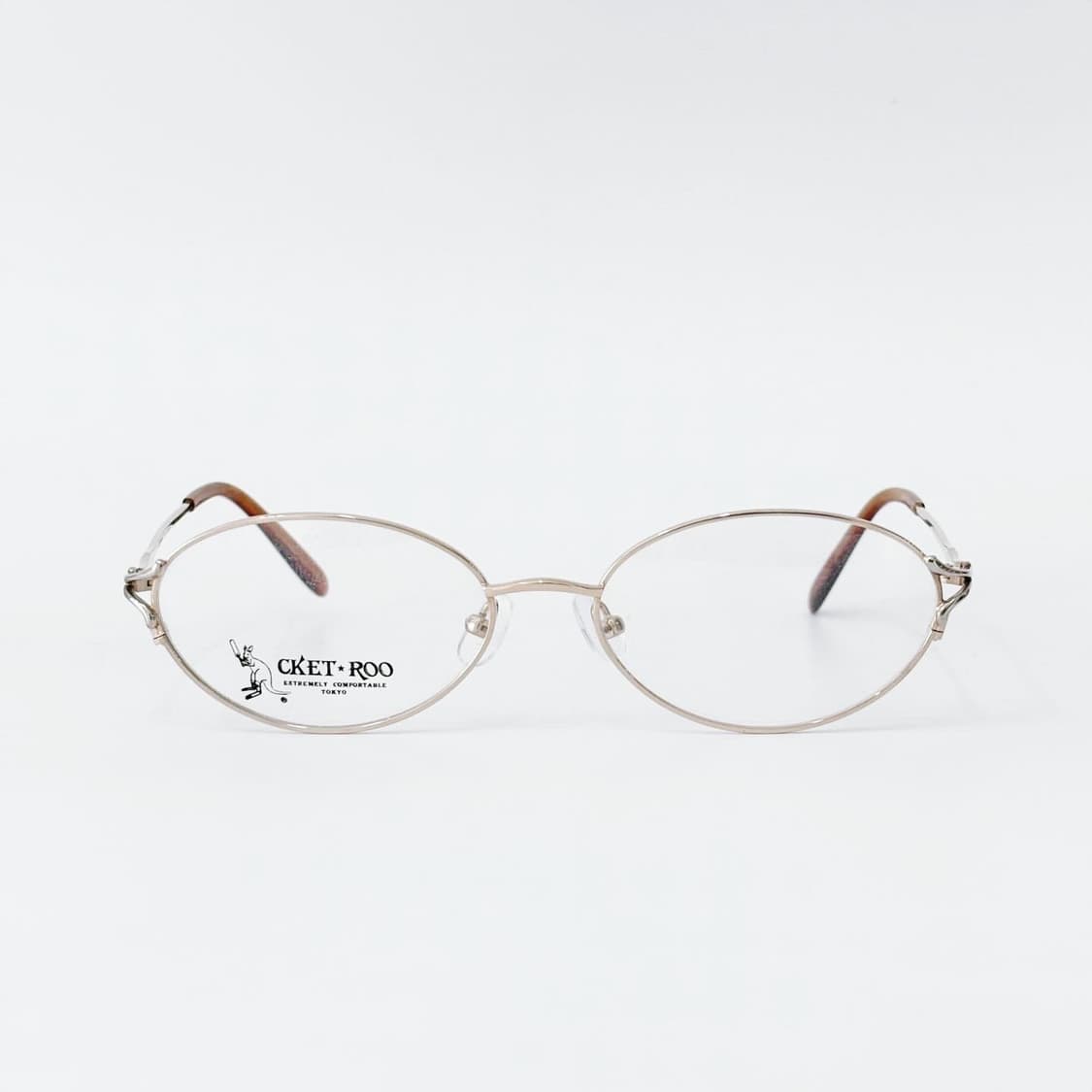 CKETROO 골드 오벌 메탈 데드스탁 빈티지안경 상품이미지2