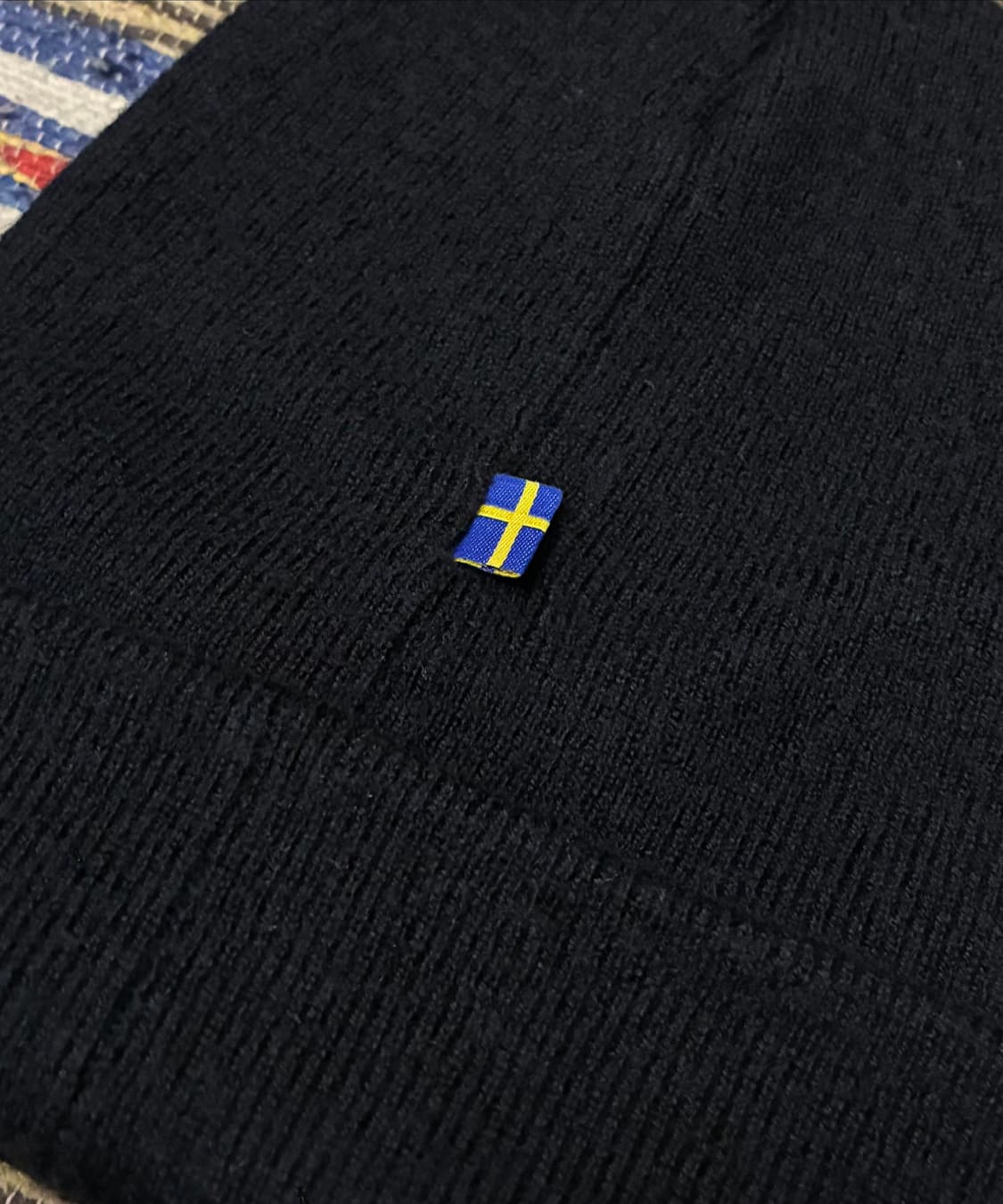 (F)피엘라벤 클래식 울 니트햇 비니 모자 네이비 상품이미지5