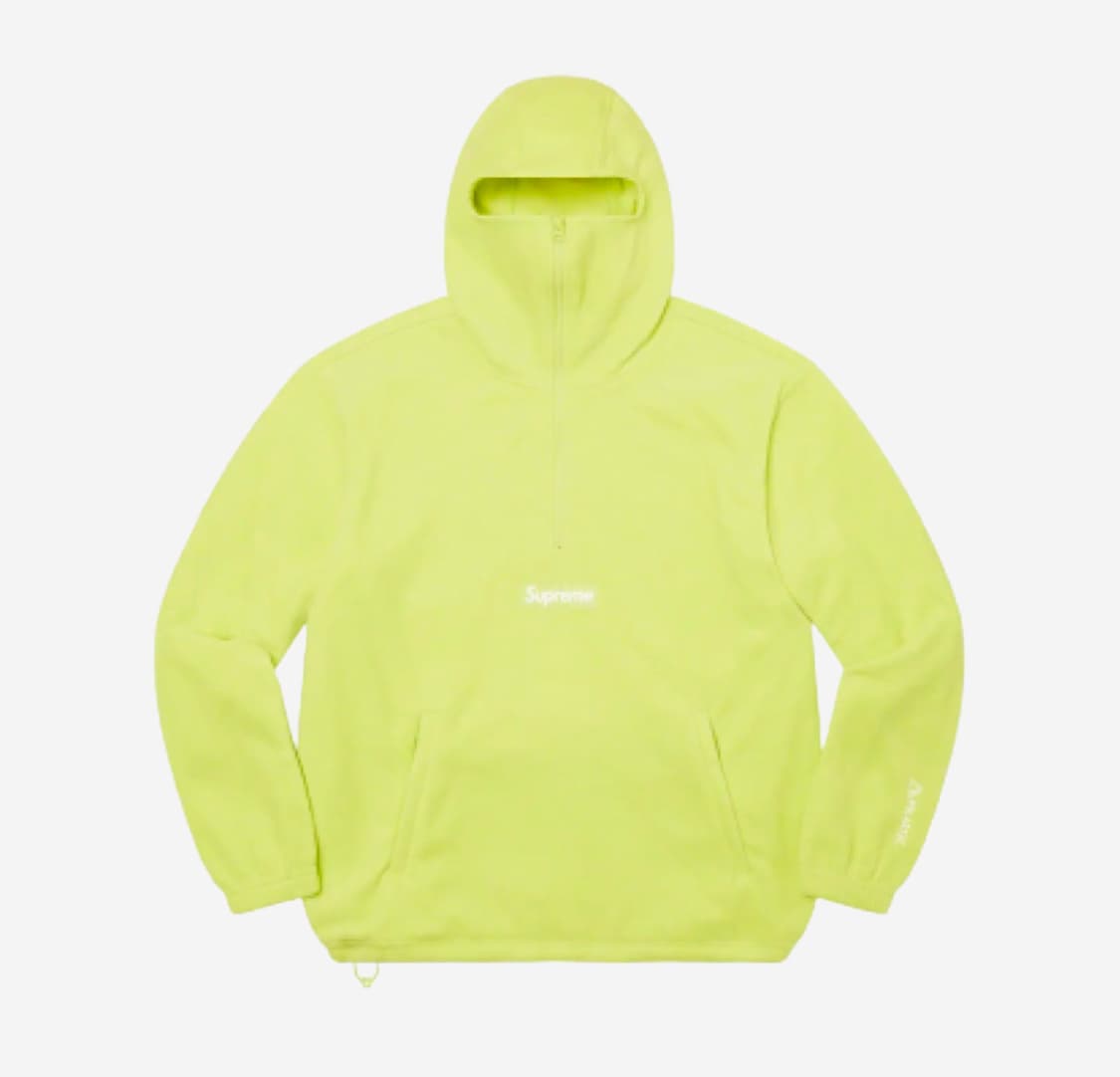 슈프림 폴라텍 풀오버 라임 상품이미지1