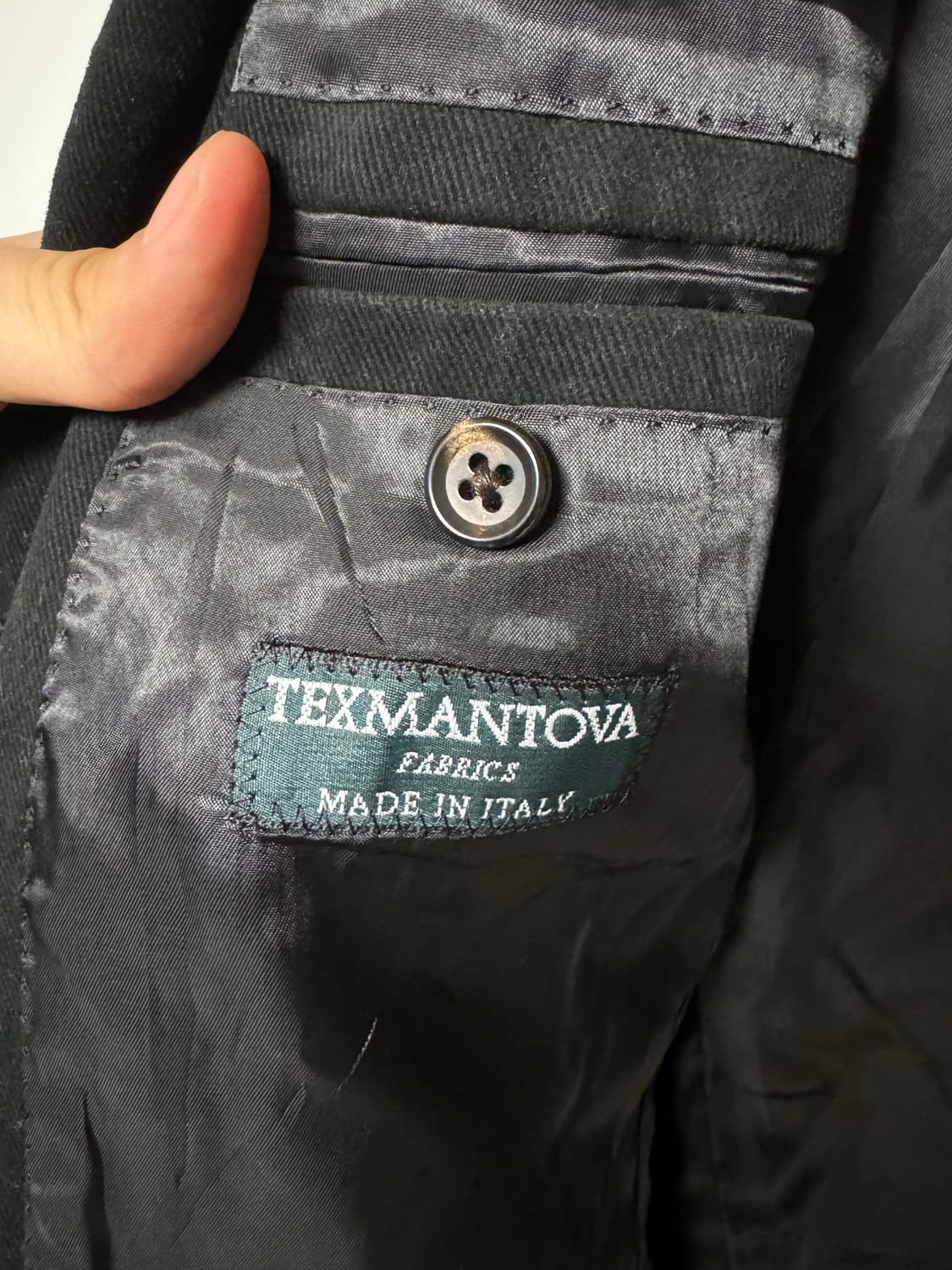 프랑스 원단 일본 the suit company 스탠드칼라 코트 상품이미지3