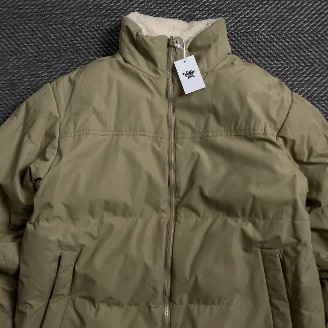 빈티지 리버시블 양털 플리스 오버핏 점퍼 자켓 o 4022 상품이미지4