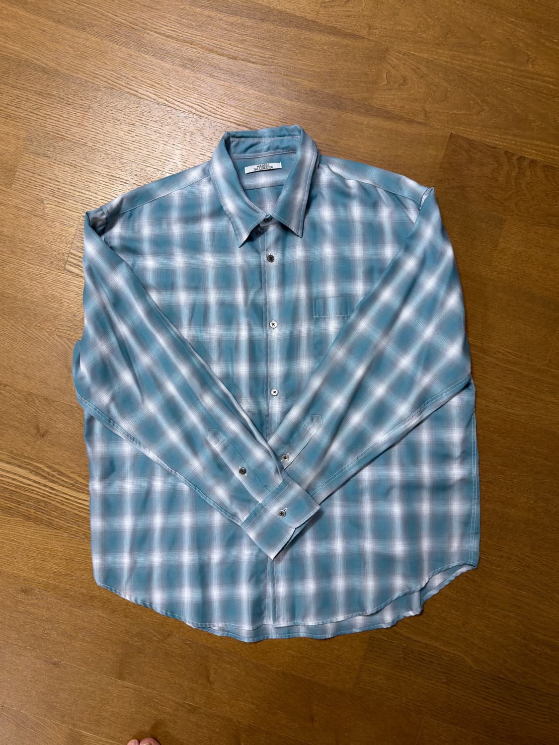 마티스 더 큐레이터 체크 옴브레셔츠 2사이즈 상품이미지2