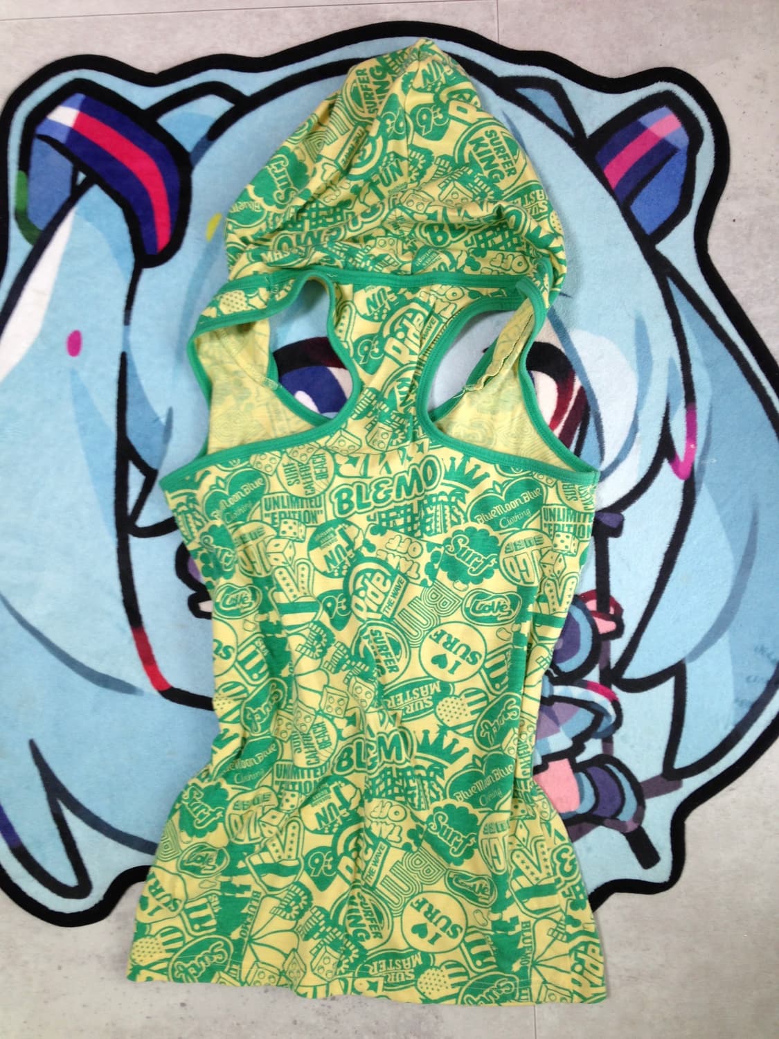 팝갸루 후드 슬리브리스 상품이미지2