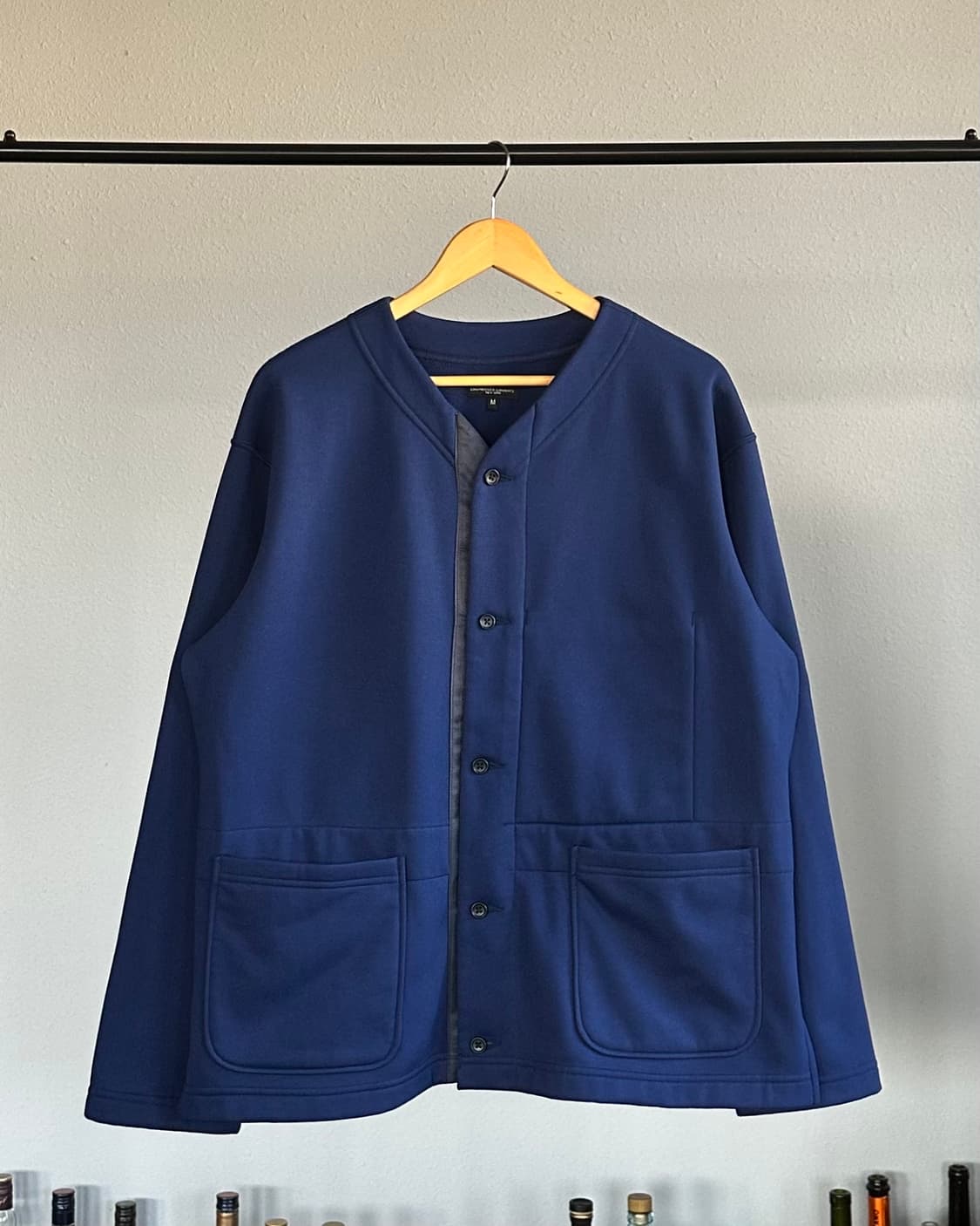 [M]엔지니어드 가먼츠 플리스 가디건 네이비 상품이미지1