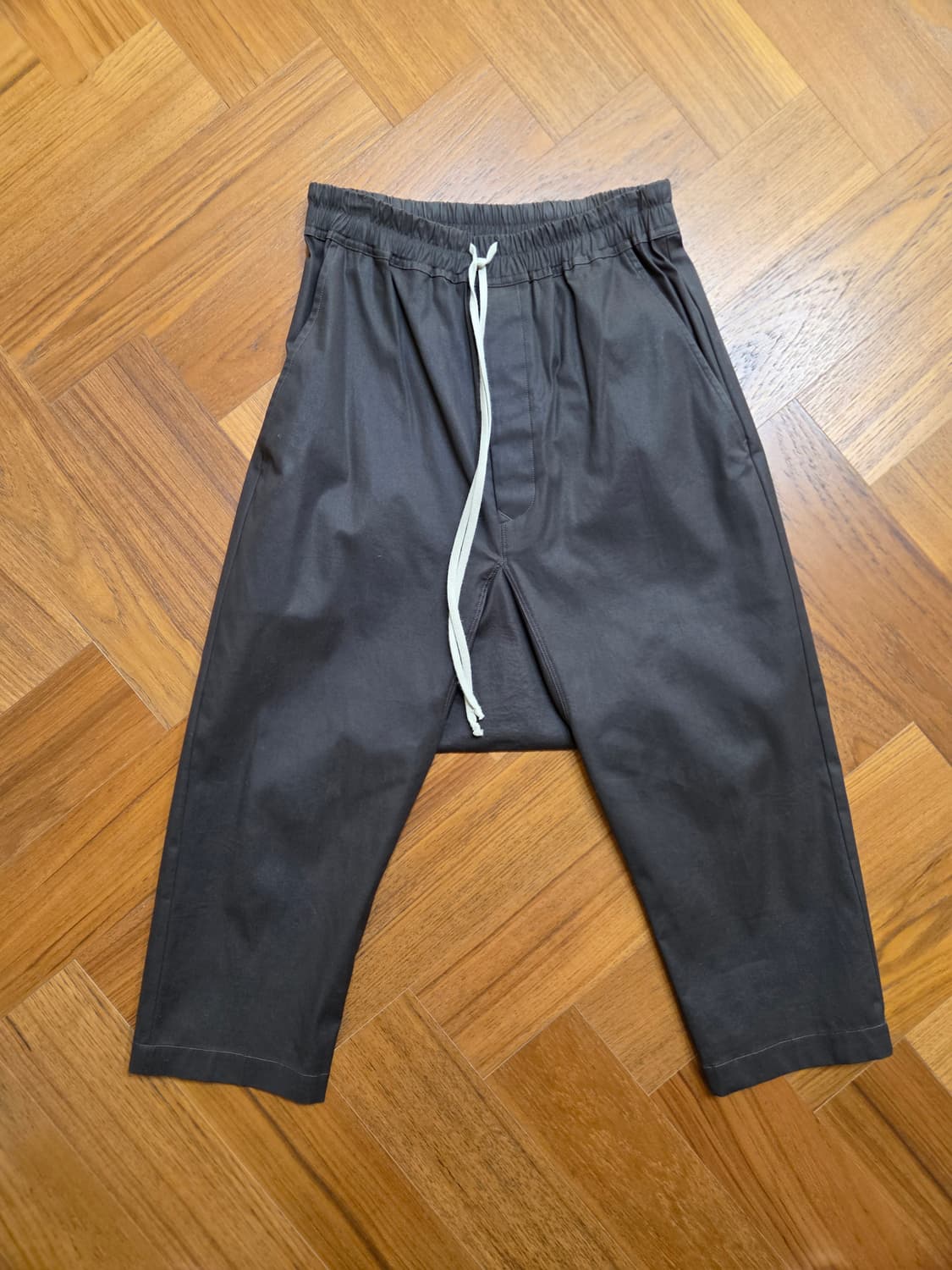 릭오웬스 다크더스트 배기핏 코튼 팬츠 상품이미지1